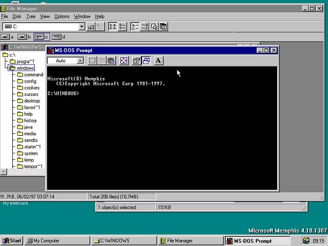 Wiersz poleceń MS-DOS.