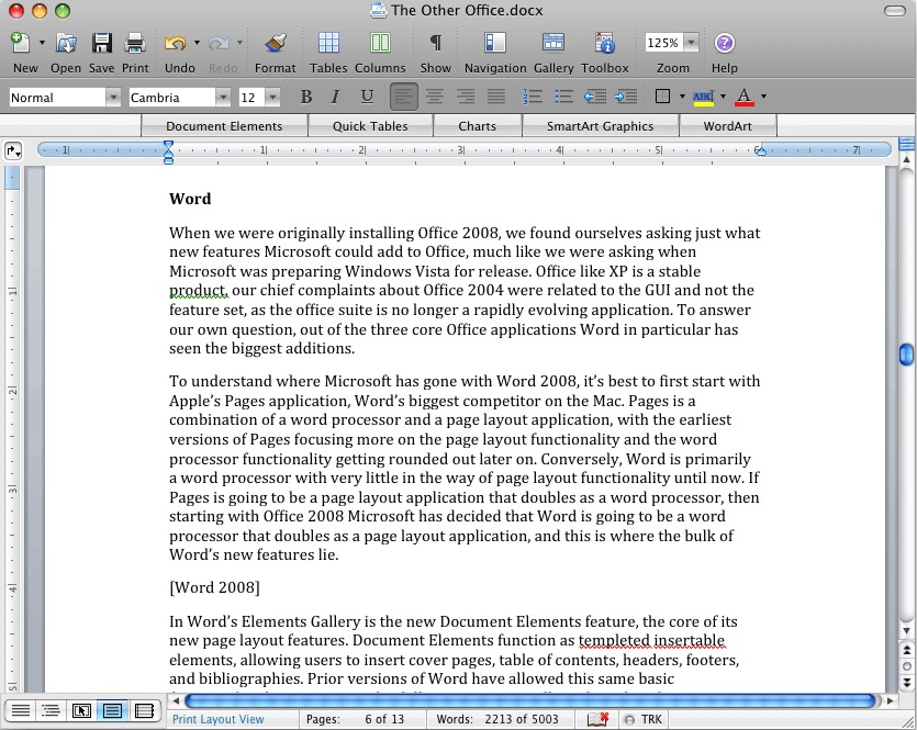 Obrazek przedstawiający główny interfejs programu Office
